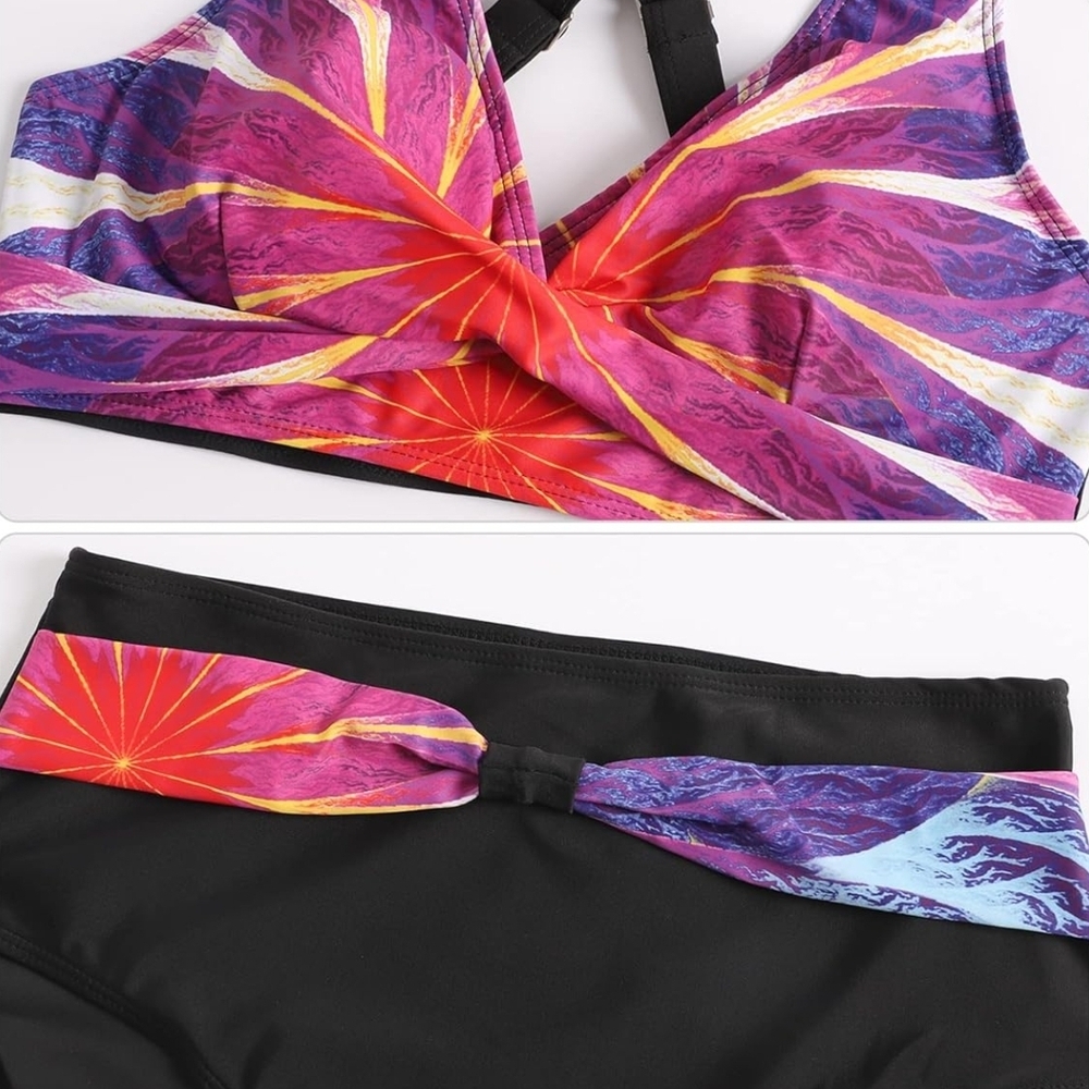 Vibrant Abstract Bikini Set - Picture 5 of 6